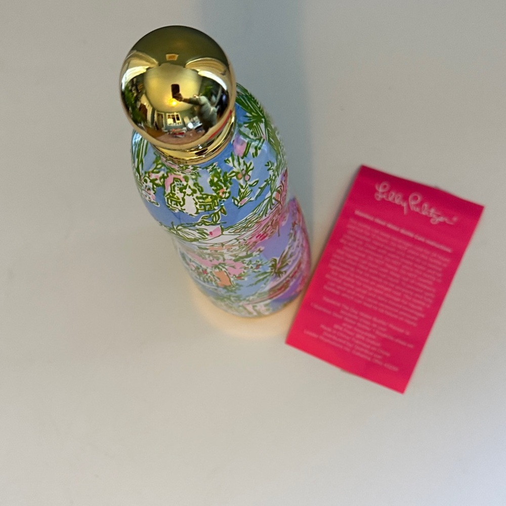 NEW w/o tags | Lilly Pulitzer Squeeze The Day Stainless Steel Water Bottle - Picture 6 of 10